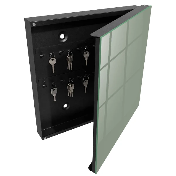 Schlüsselschrank für den Flur Salbei