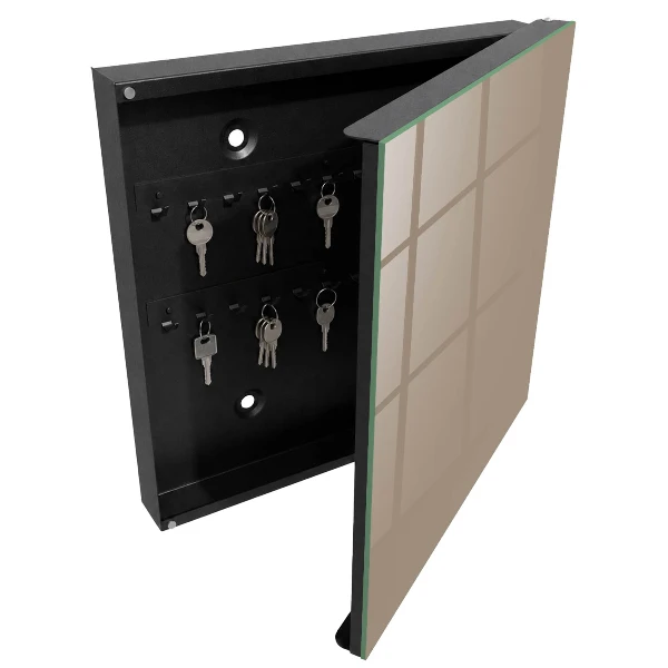 Schlüsselschrank Hellbraun