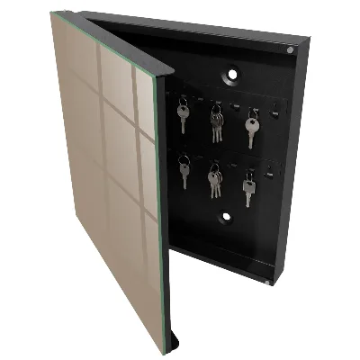 Schlüsselschrank Hellbraun