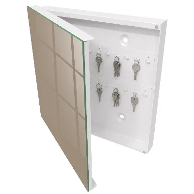 Schlüsselschrank Hellbraun
