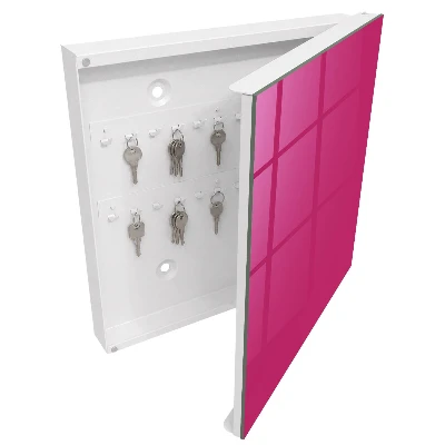 Schlüsselschrank für den Flur Intensives Rosa