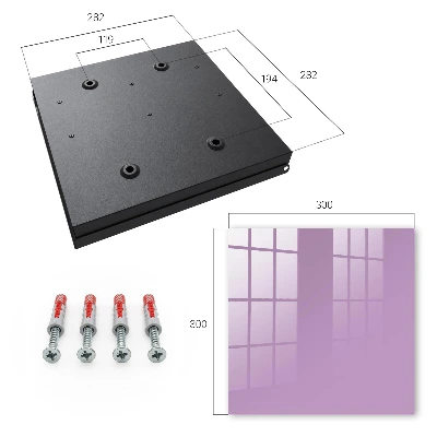 Schlüsselschrank für den Flur Hellviolett