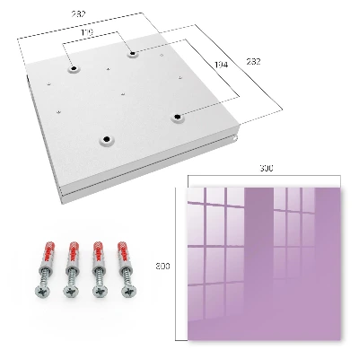 Schlüsselschrank für den Flur Hellviolett