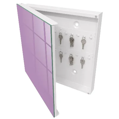 Schlüsselschrank für den Flur Hellviolett