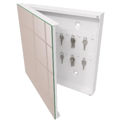 Schlüsselkasten modern Warmes, gedecktes Beige
