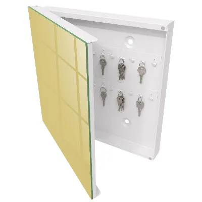 Schlüsselschrank für den Flur Graublau