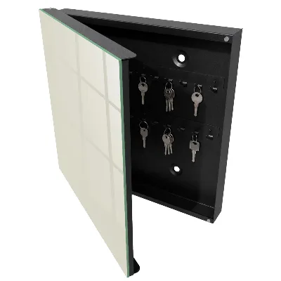 Schlüsselschrank Cremefarbener Stein