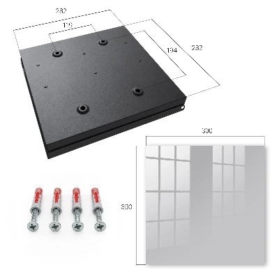 Schlüsselschrank Glattes Grau