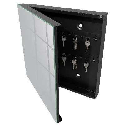 Schlüsselschrank Glattes Grau