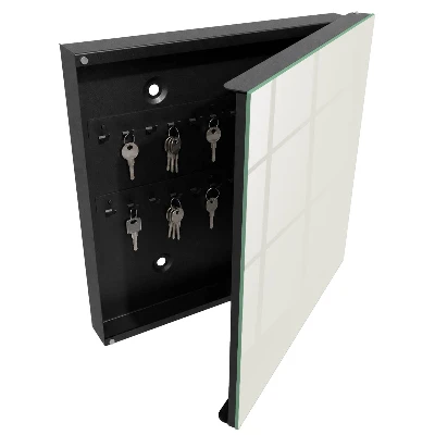 Schlüsselschrank in modischem Grau