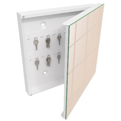 Schlüsselschrank für den Flur Warmes Beige