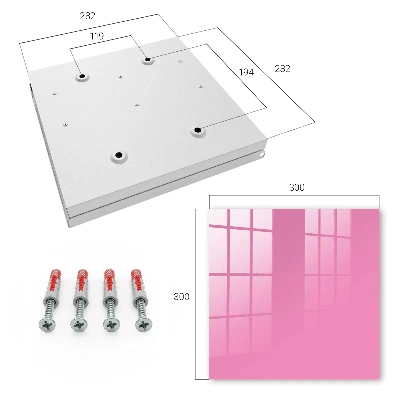 Schlüsselschrank Kühles Rosa