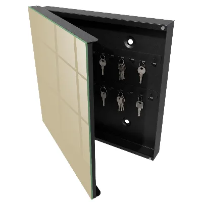 Schlüsselschrank für den Flur Gedämpftes Braun