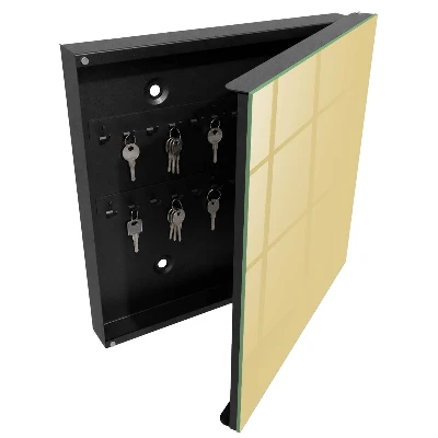 Schlüsselschrank Beige-gelb