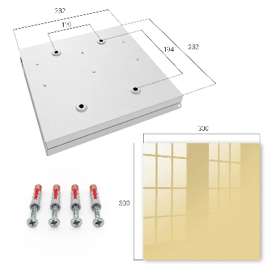 Schlüsselschrank Beige-gelb