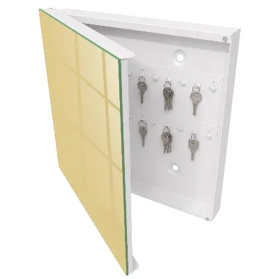 Schlüsselschrank Beige-gelb