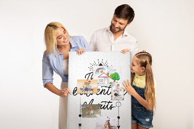 Bilder-korktafel Zeit für abenteuer