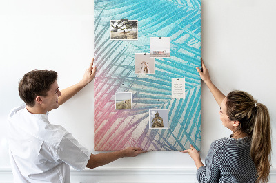 Bilder-korktafel Palmenblätter
