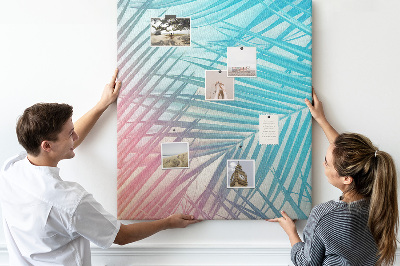 Bilder-korktafel Palmenblätter