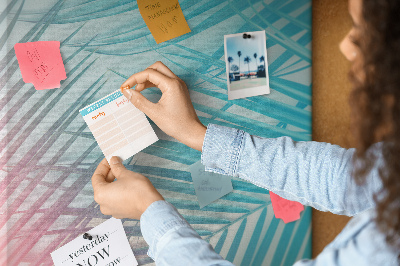Bilder-korktafel Palmenblätter