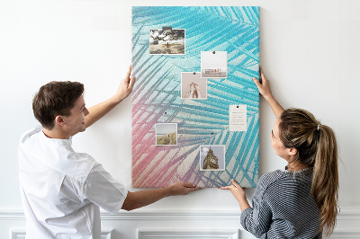 Bilder-korktafel Palmenblätter