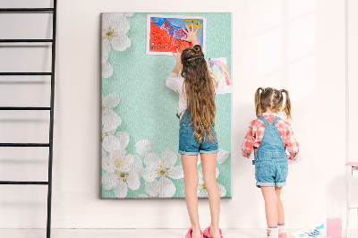 Bilder-korktafel Blütenblüten