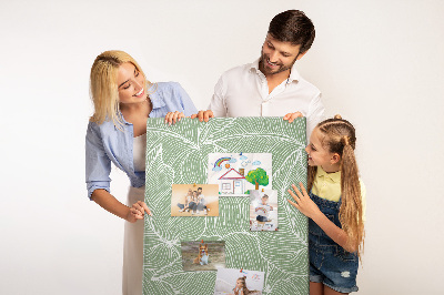 Pinnwand Muster große blätter