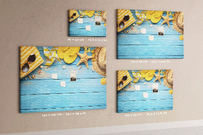 Bilder mit kork rückwand Strandzubehör