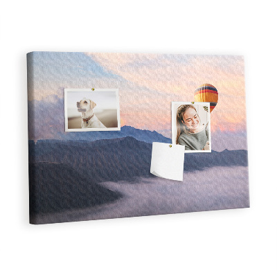 Kork pinnwand Eine schöne landschaft
