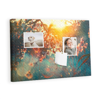 Bilder mit kork rückwand Frühlingsblumen