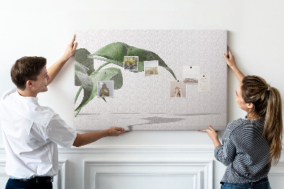 Korktafel Abstrakte blätter
