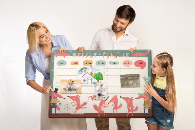 Korktafel Planer für kinder