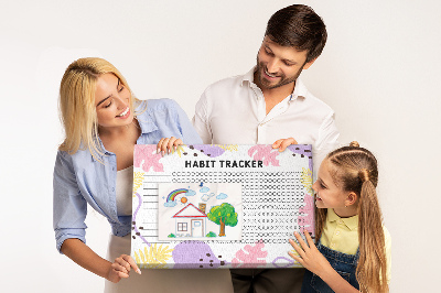 Korktafel Tracking -gewohnheiten