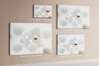 Korktafel Bälle abstraktion