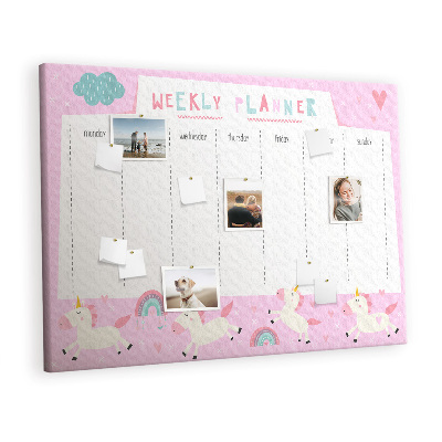 Korktafel Planer für kinder