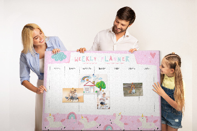 Korktafel Planer für kinder