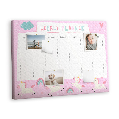 Korktafel Planer für kinder