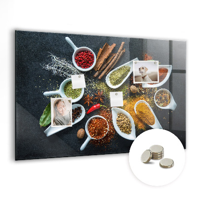 Magnettafel küche Gewürze