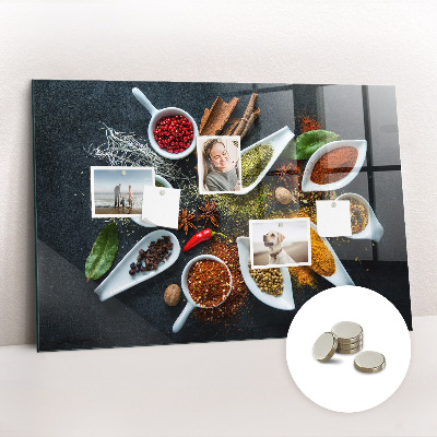 Magnettafel küche Gewürze