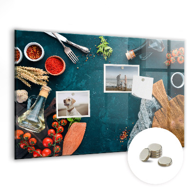 Magnettafel zum aufhängen Küchengeräte