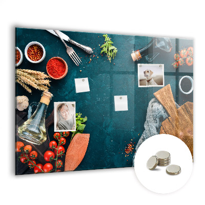 Magnettafel zum aufhängen Küchengeräte