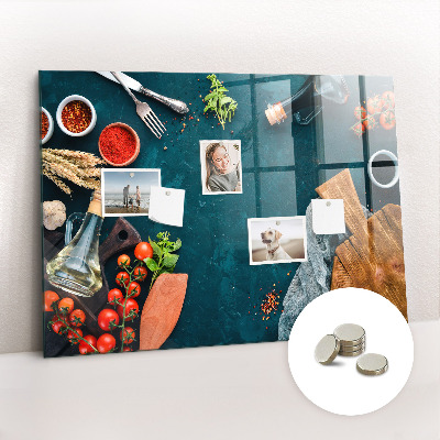 Magnettafel zum aufhängen Küchengeräte