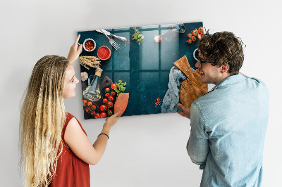 Magnettafel zum aufhängen Küchengeräte