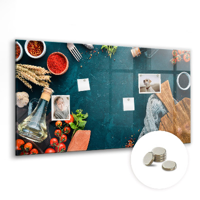 Magnettafel zum aufhängen Küchengeräte