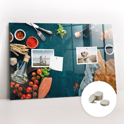 Magnettafel zum aufhängen Küchengeräte