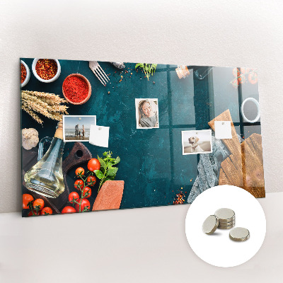 Magnettafel zum aufhängen Küchengeräte
