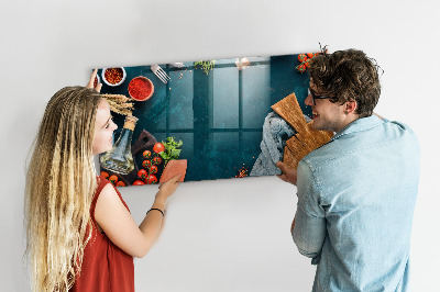 Magnettafel zum aufhängen Küchengeräte