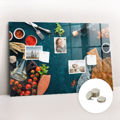 Magnettafel zum aufhängen Küchengeräte