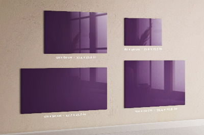 Magnettafel Violette Farbe