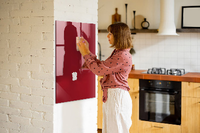 Magnettafel rote Farbe